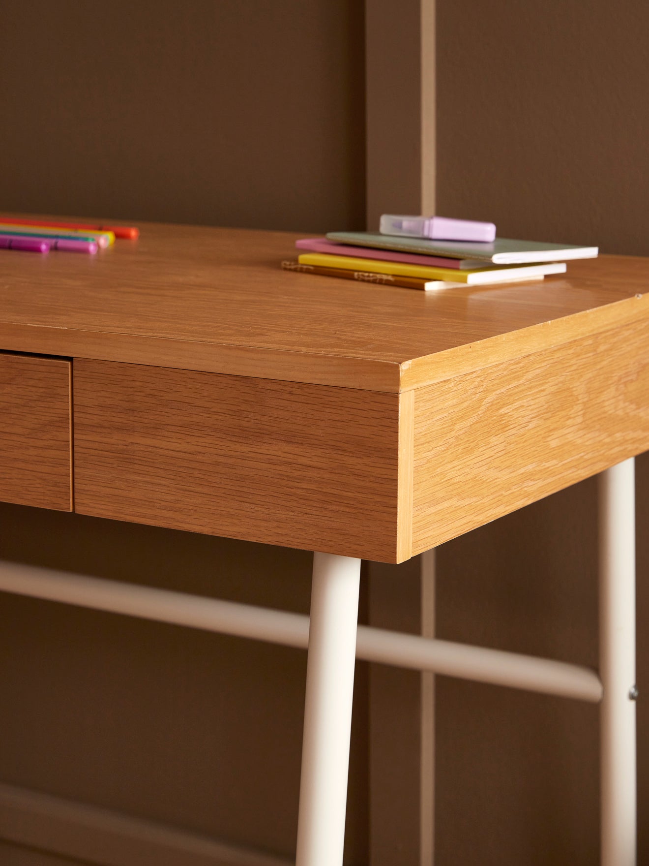 Bureau enfant bois et métal