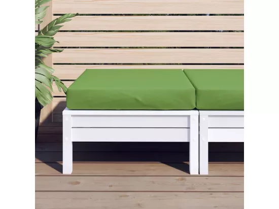 Coussin de palette vert mélangé 60x60x10 cm tissu
