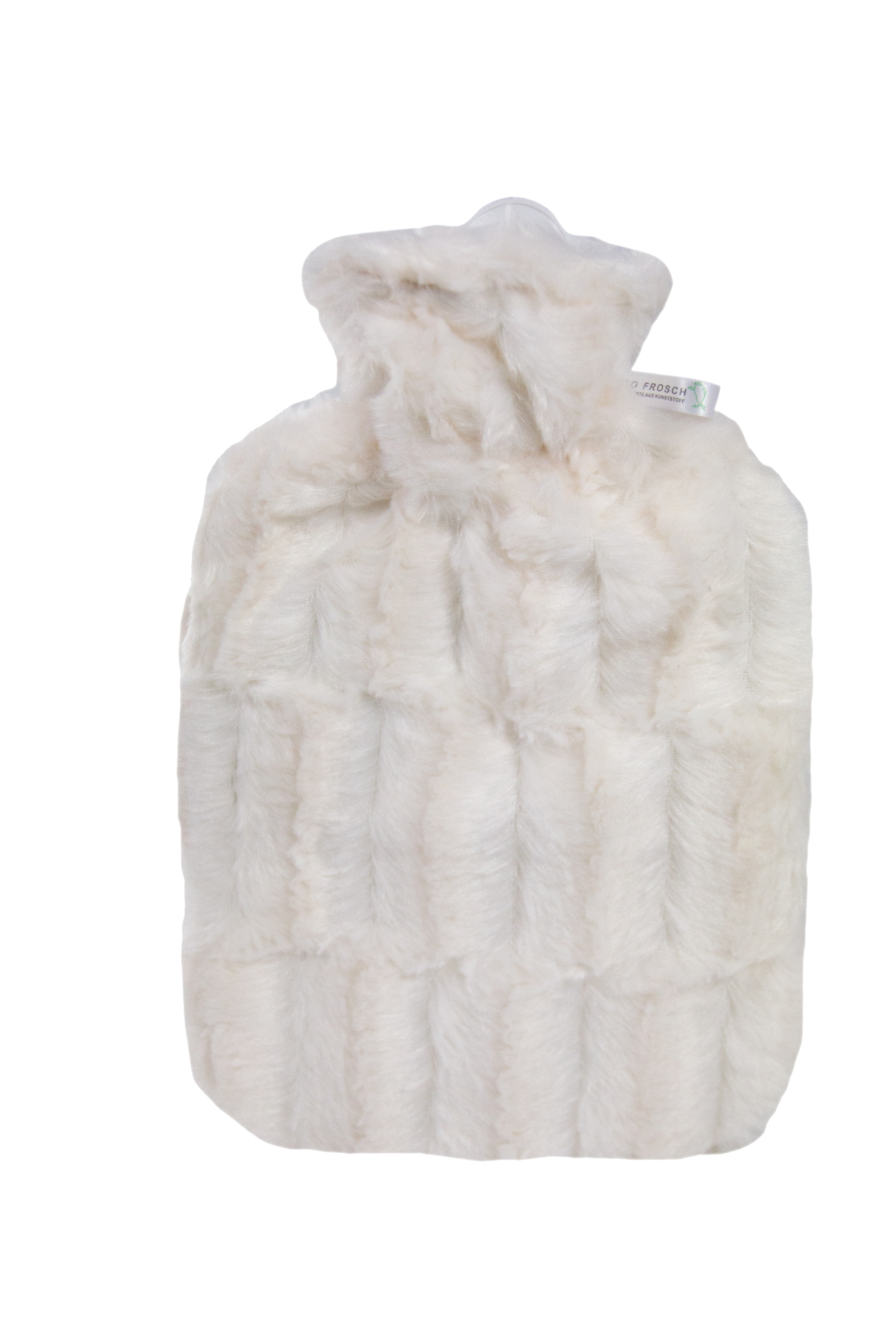 Frosch Wärmflasche PVC 1.8l Hochflorbezug creme 1 Stk