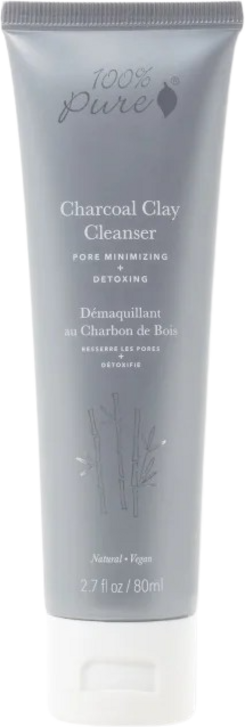 100% Pure  Charcoal Clay Cleanser, 80 ml