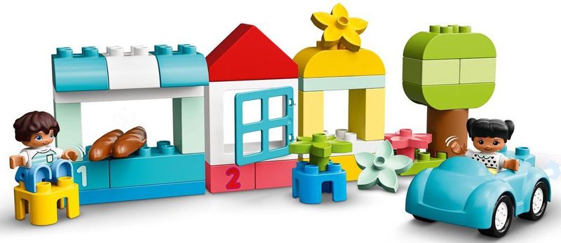 LEGO DUPLO - Opbergdoos - Educatief Speelgoed - Inclusief Cijferstenen en Figuren