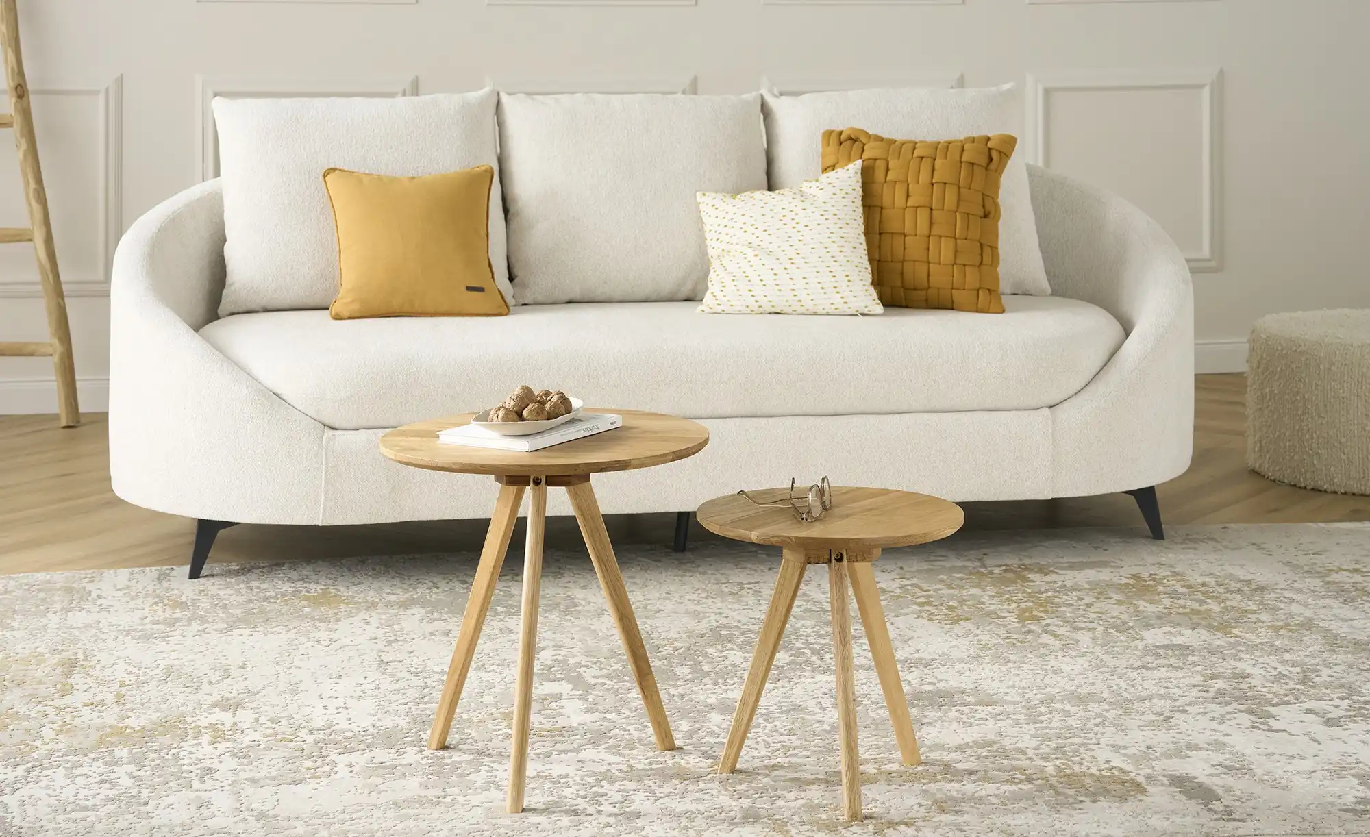 Couchtische, 2er-Set Rotonda