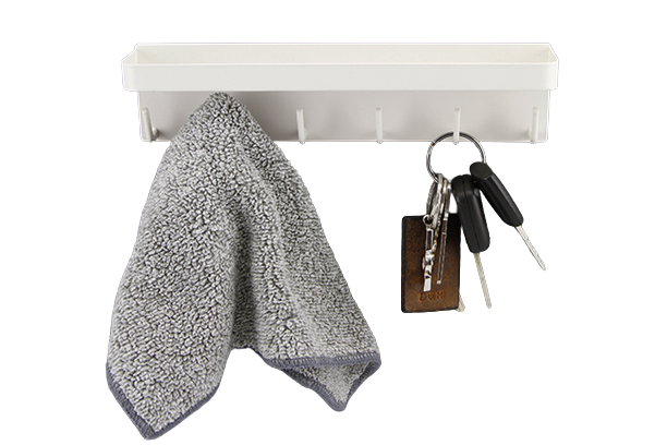Magnetische sleutelhouder metaal Magnetische sleutelhouder wit