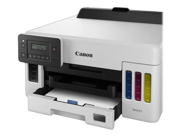 Canon MAXIFY GX5050 - Printer - farve - Duplex - blækprinter - ITS - A4/Legal - 600 x 1200 dpi - op til 24 ipm (mono) / op til 15.5 ipm (farve) - kapacitet: 350 ark - LAN, Wi-Fi(n), USB 2.0