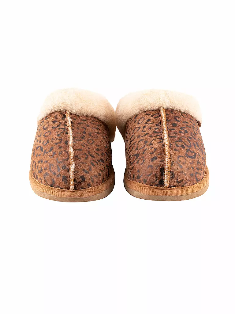 SHEPHERD OF SWEDEN Hausschuhe - Slipper Jessica leo chestnut camel