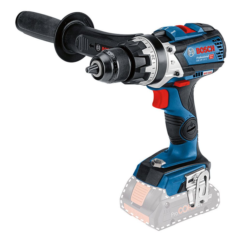 SLAGBORMASKIN BOSCH PROFESSIONAL GSB 18V-110 C UTEN BATTERI