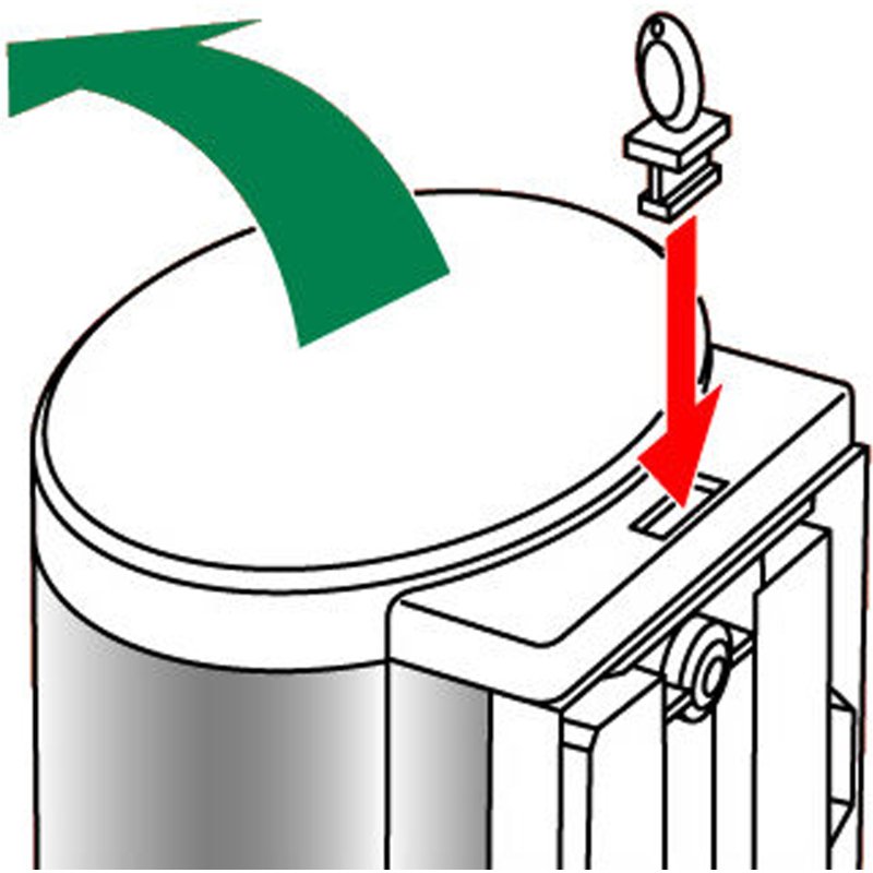 Distributeur de gel désinfectant hydroalcoolique