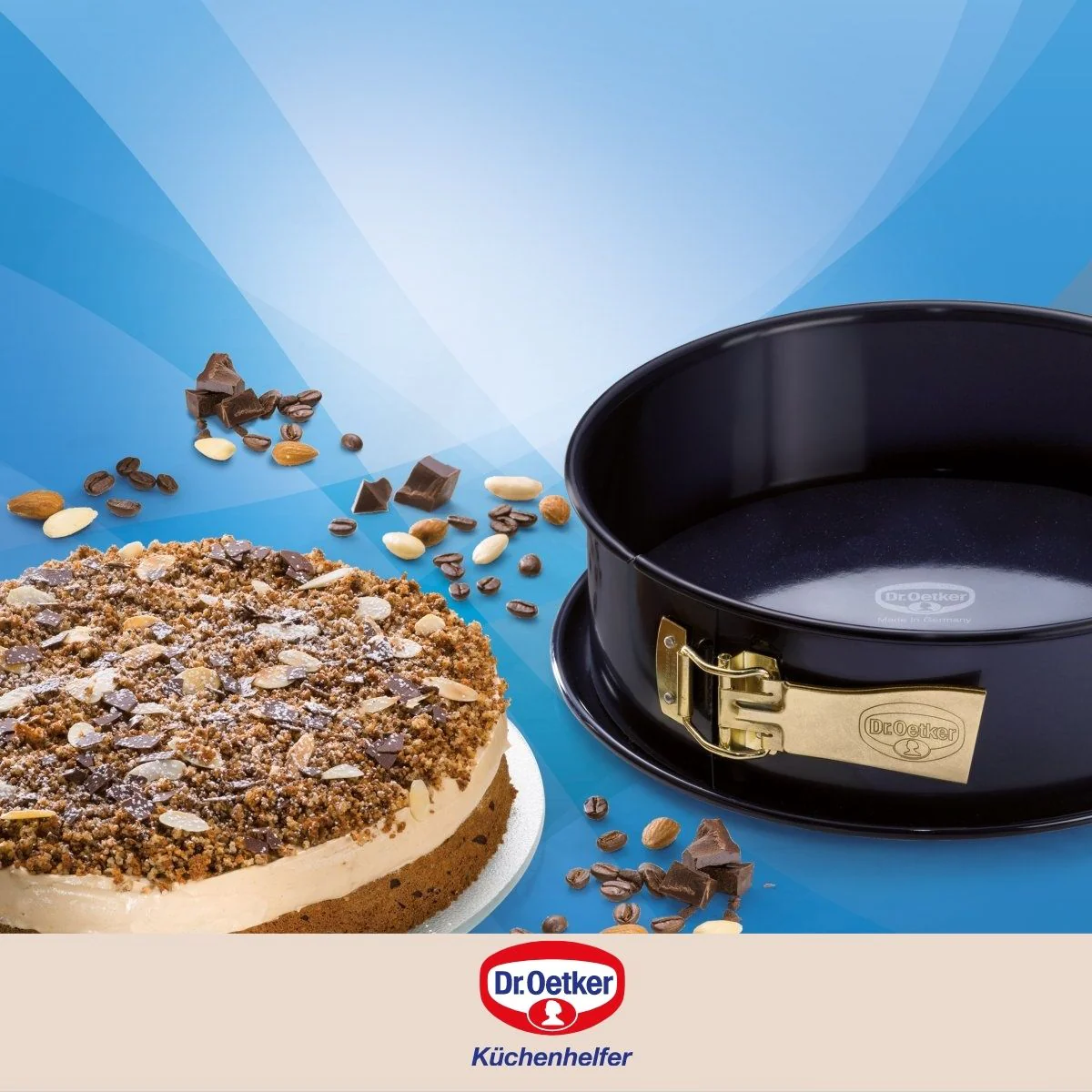 Moule à manqué à charnière avec fond à savarin 26 cm Back Liebe Dr. Oe