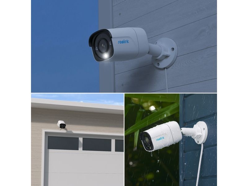 Reolink Netzwerkkamera P340 8K Smarte 12MP PoE-Kamera mit 24/7 farbiger Sicht