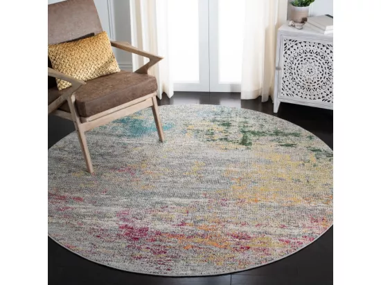 Tapis Grey & Gold 122 X 122 cm - Julia