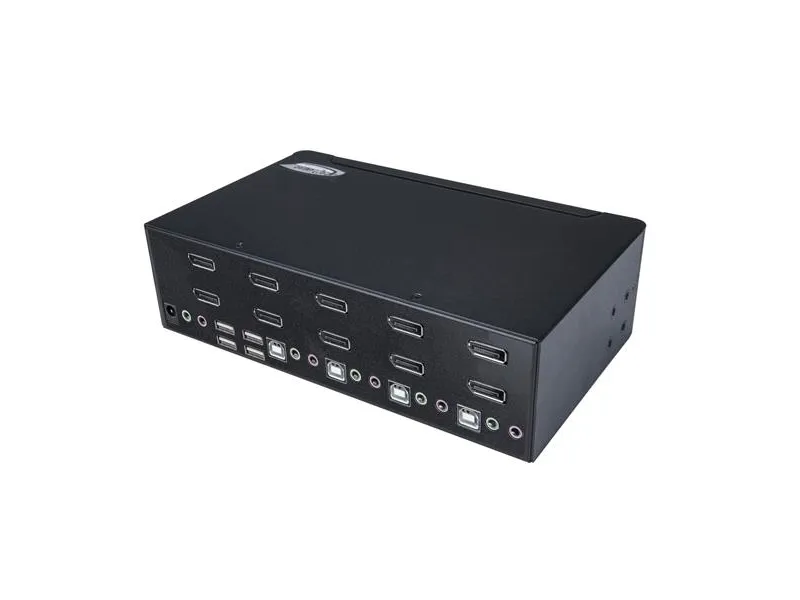 StarTech.com DisplayPort KVM - 4 port - 4K 60Hz - Dual Monitor KVM - DisplayPort Switch - KVM DisplayPort - Desktop KVM Switch (SV431DPDDUA2) - KVM / audio / USB switch - 4 x KVM / audio / USB - 1 lokalbruger - monterbar på stativ, desktop