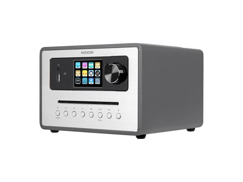 Noxon Radio/CD-Player iRadio 500 Anthrazit DAB , Internetradio oder UKW