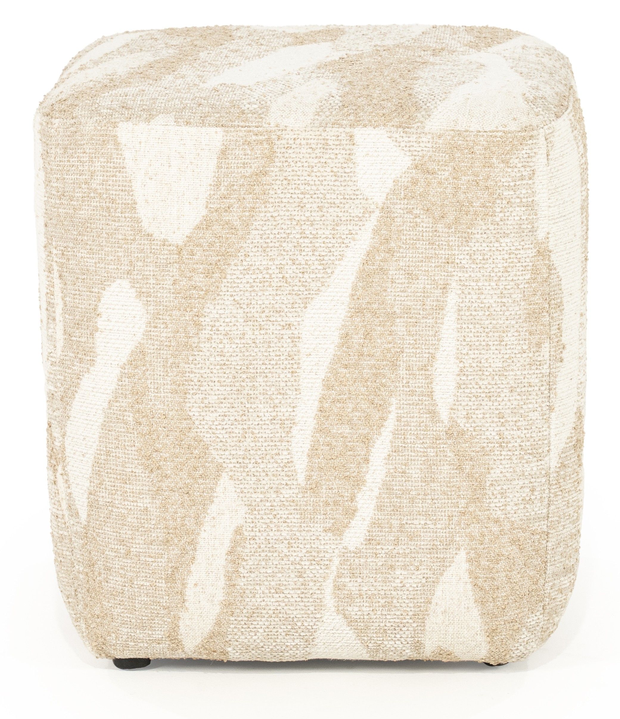 Poef Beige 250219 Rytm B43 x D43 x H46 cm