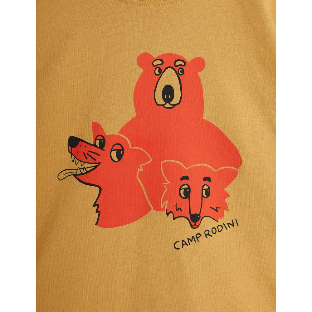 Køb Mini Rodini Beige Camp Rodini Sp Ss Tee
