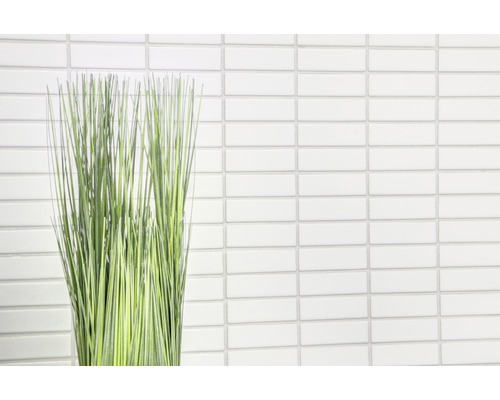 Keramisch mozaïek ST 310 29,1x30 cm wit glanzend