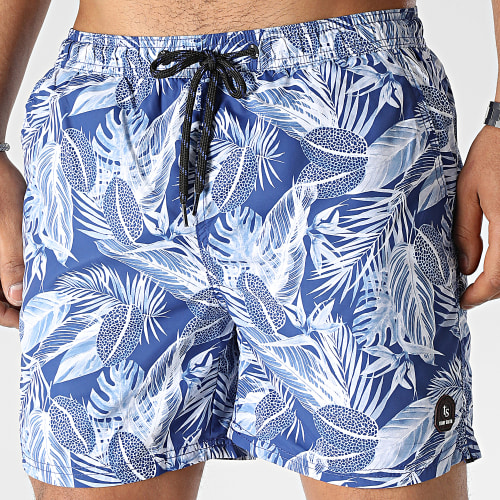 Short De Bain Nova Bleu Roi Floral