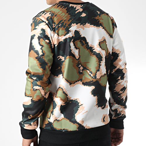 Sweat Crewneck SH-68 Noir Blanc Beige