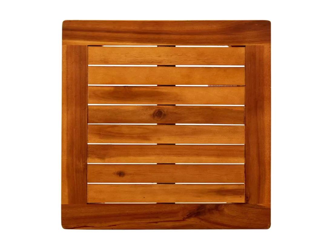 Prolenta Premium - Table basse de jardin 45x45x36 cm Bois solide d'acacia