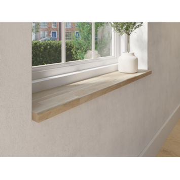 Vensterbank massief eiken 100x20cm 27mm