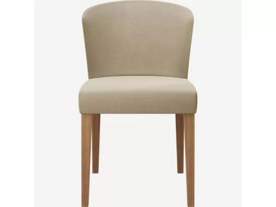 HABITAT - Chaise en tissu - Grège (Lot de 2) - Valentina