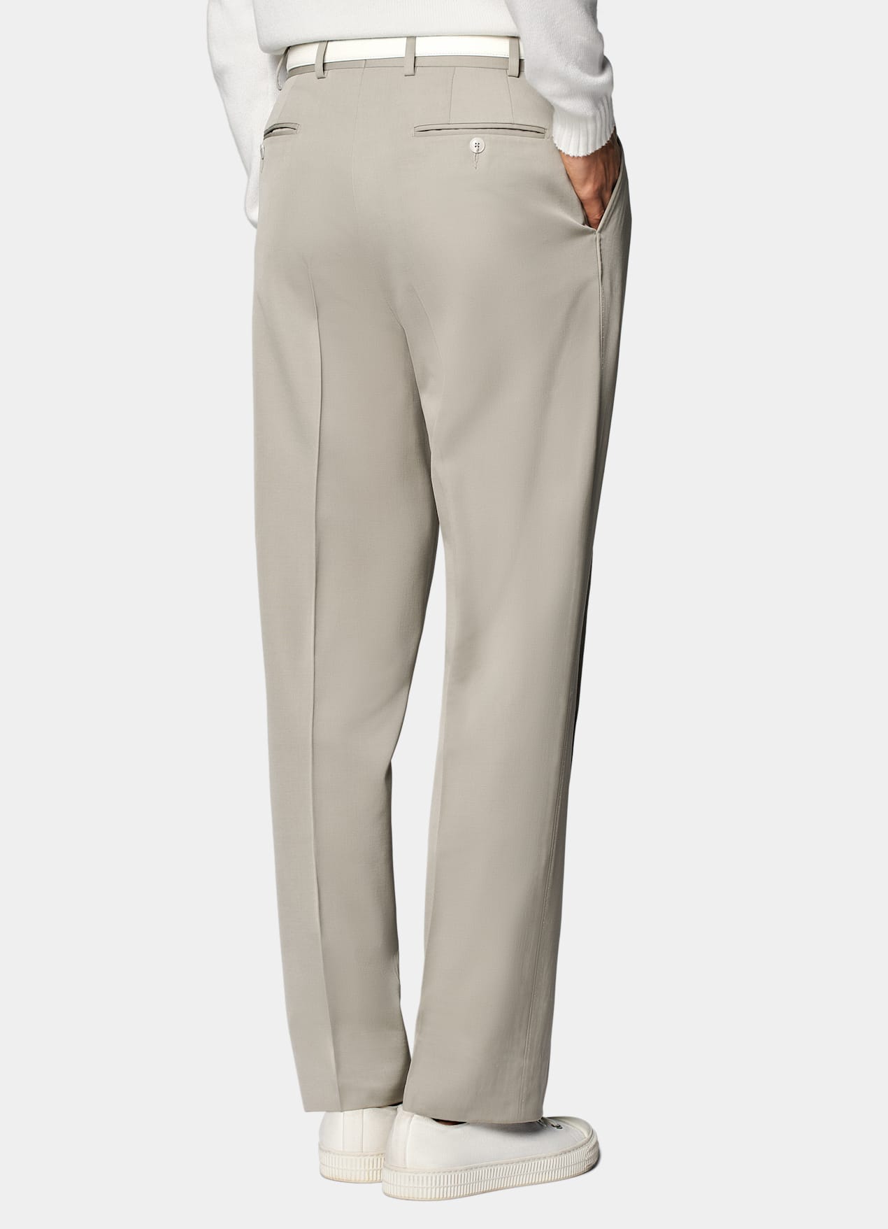 Pantalon Wide Leg Straight vert clair