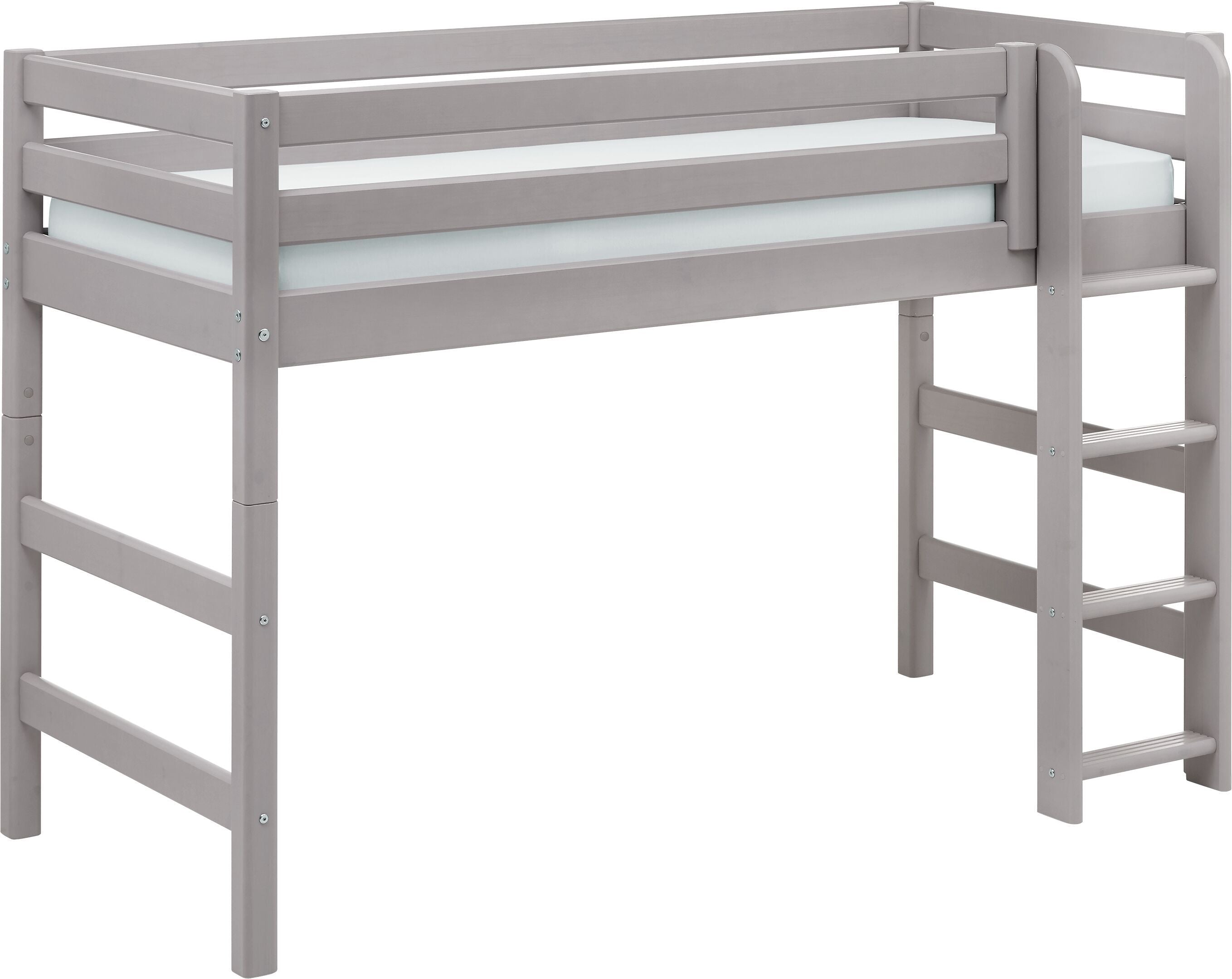 CLASSIC MHB Leiter gerade grau - Grau / B: 110.0 cm x T: 210.0 cm x H: 143.0 cm