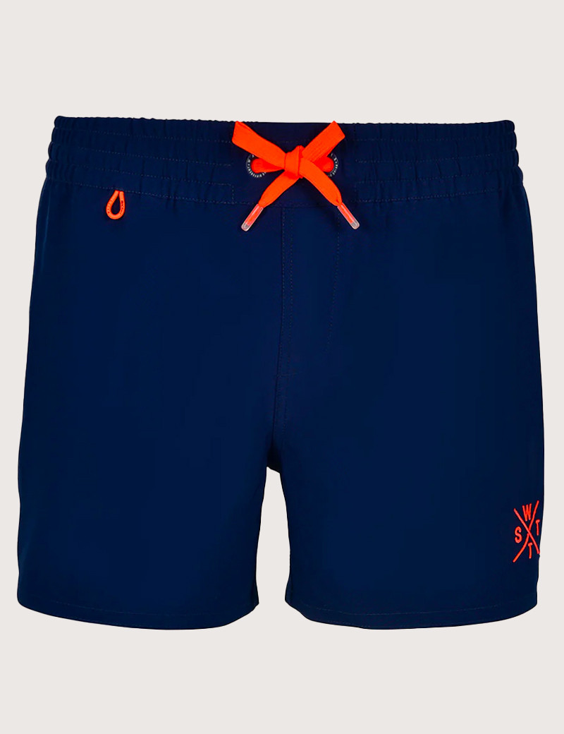 WATTS SHORT DE BAIN ELASTIQUE COOL Z INK BLUE HOMME