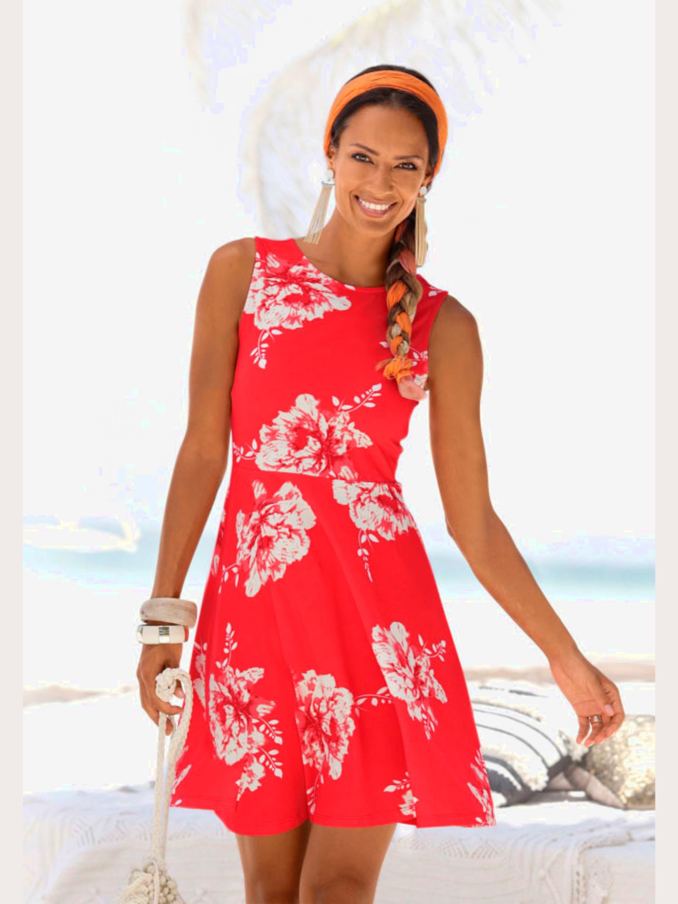 Robe de plage robe patineuse tendance