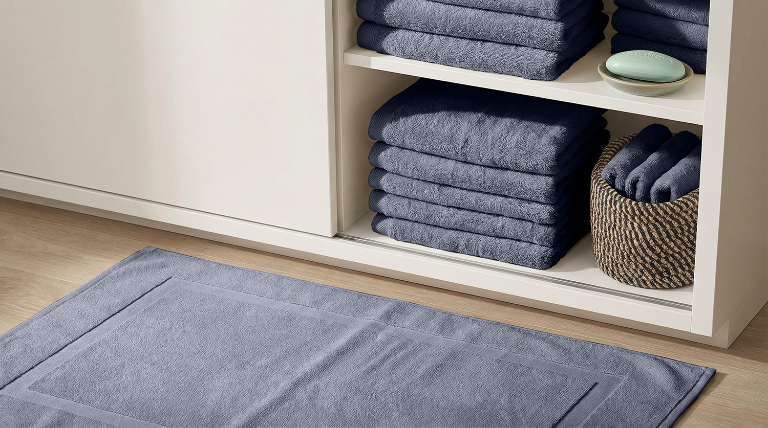 Eleganzzz Badgoedset 100% Katoen - dark grey - 12-delig
