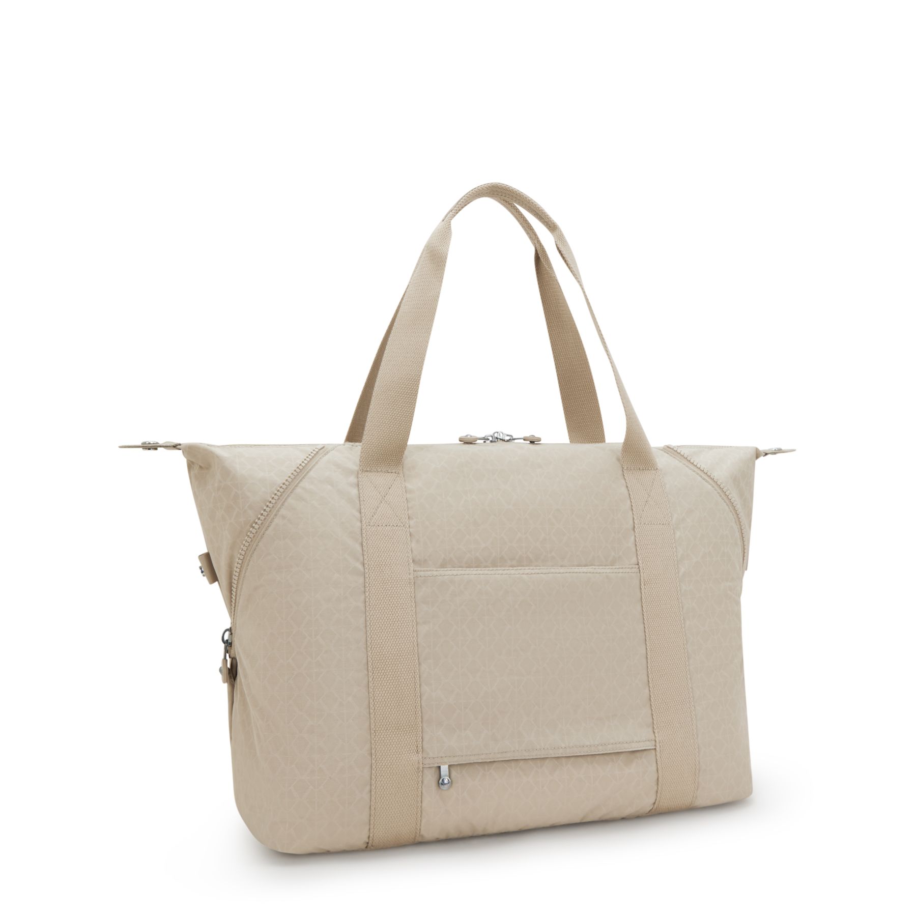 ART M  Fourre-Tout De Voyage Avec Manchon Pour Valise - Signature Beige Embossed