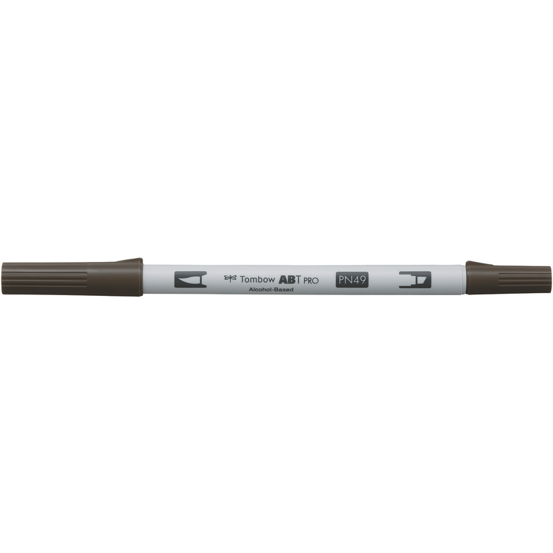 Tombow Pinselstift Dual Brush Pen ABT PRO, N49 - warm gray 8