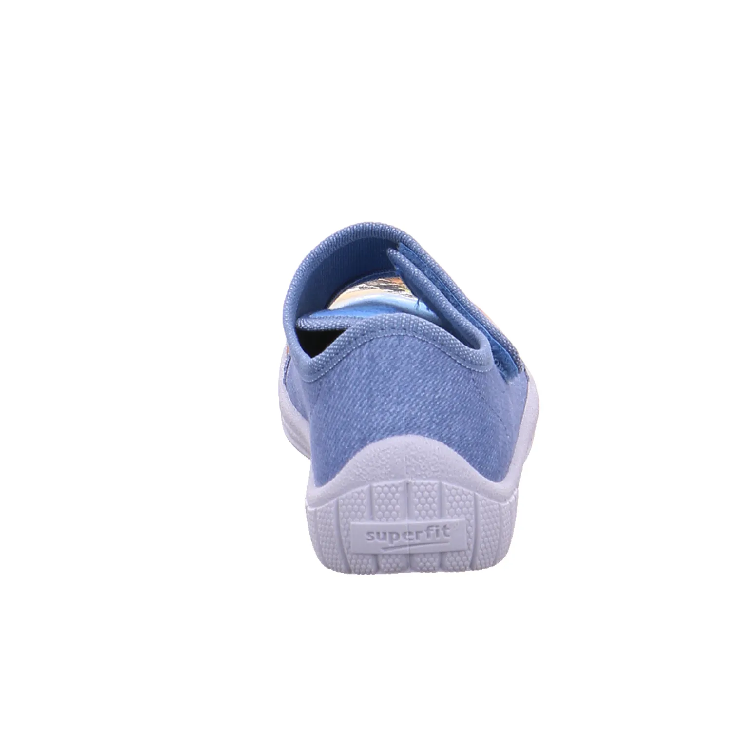 SUPERFIT Kinder-Hausschuh Blau Textil  Jungenhausschuh