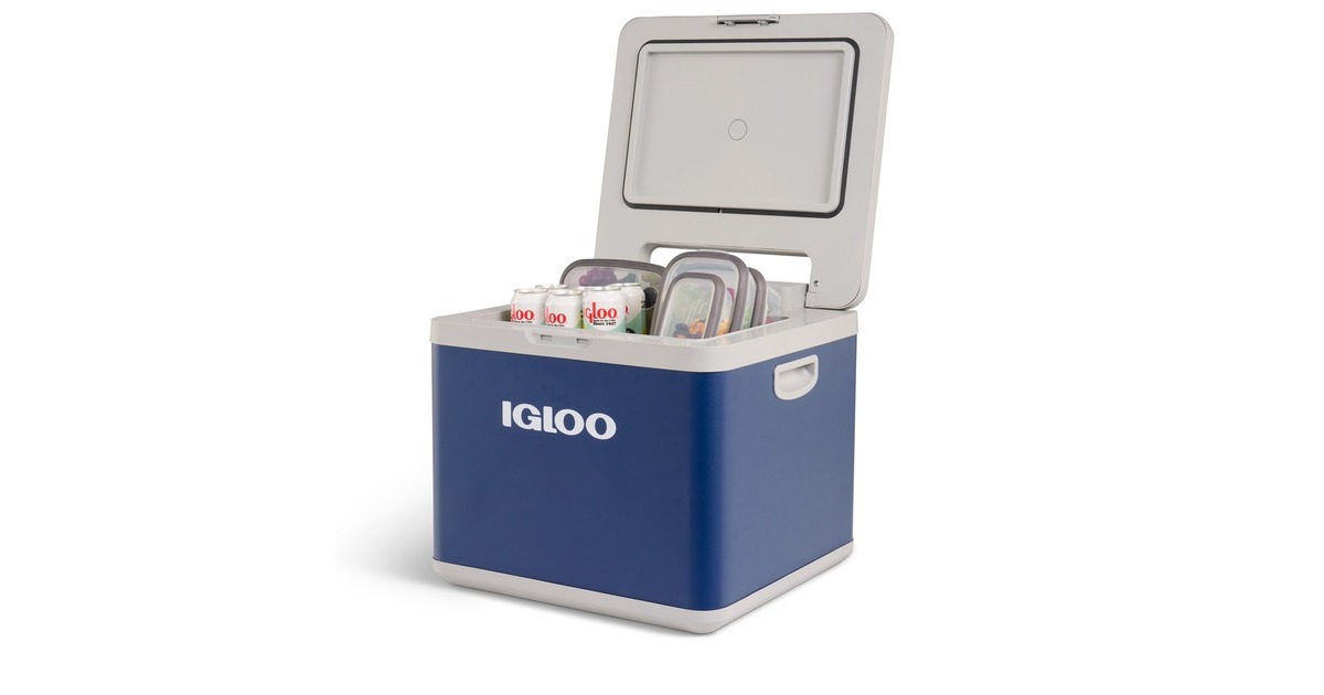 IglooIH45 AC/DC hybride koelbox  (Donkerblauw/wit, 43 liter)