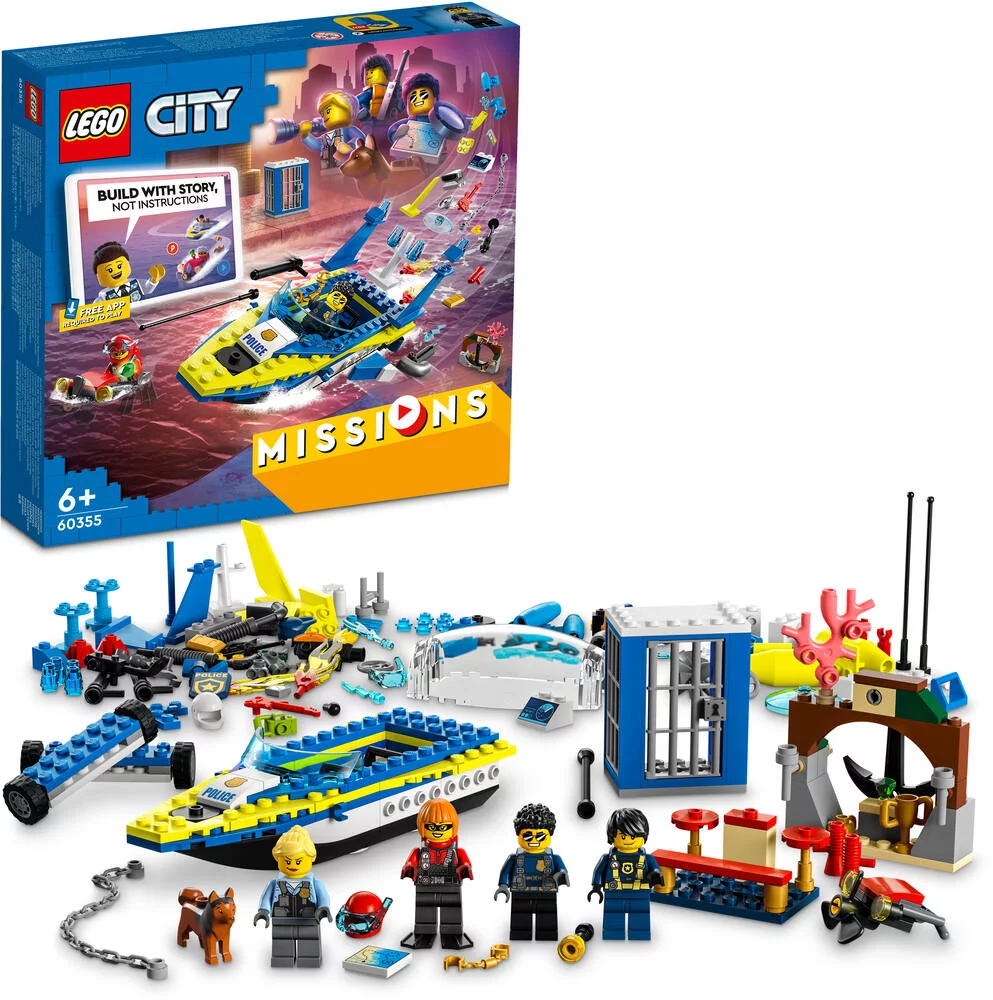 LEGO®CITY 60355 - MISSIONS DES DETECTIVES DE LA POLICE SUR L’EAU