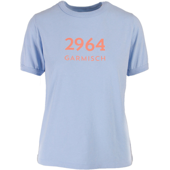 2964 Garmisch Blocksberg T-Shirt Blau Damen