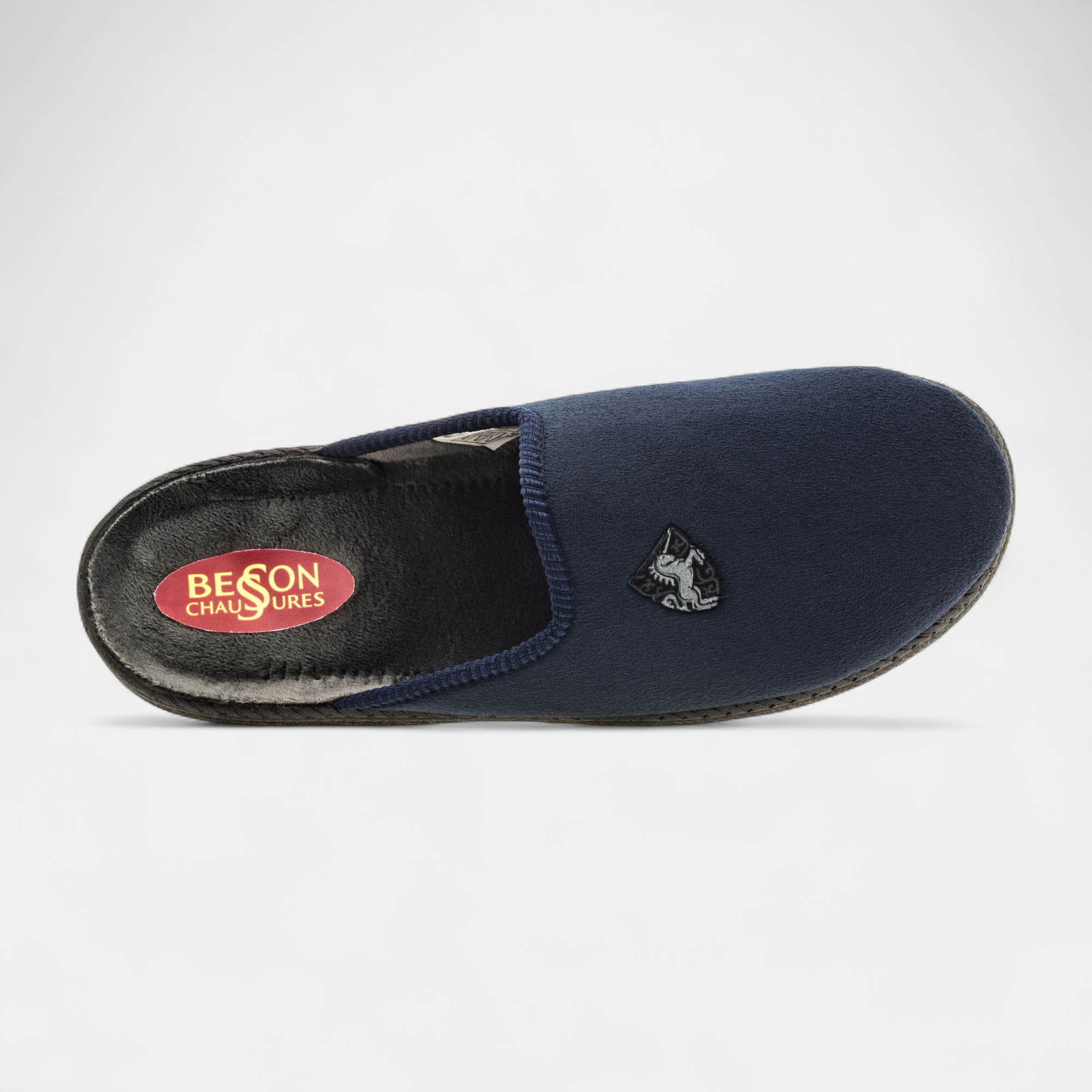 Pantoufles mules Homme bleu marine