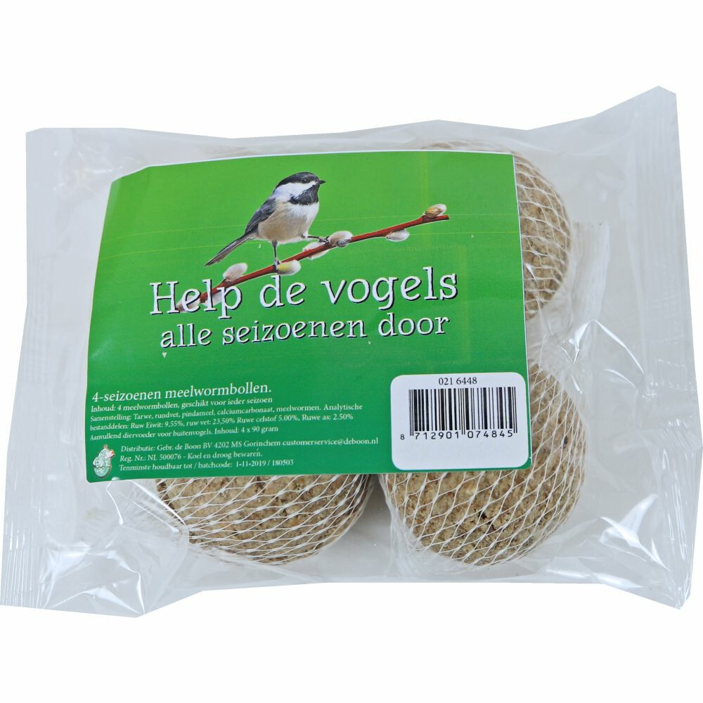 Boon Meelwormbollen 4 stuks