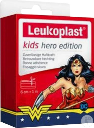 Leukoplast Kids Hero Édition Spécial Bande Pansement À Découper 6cm x 1m Rouleau 1