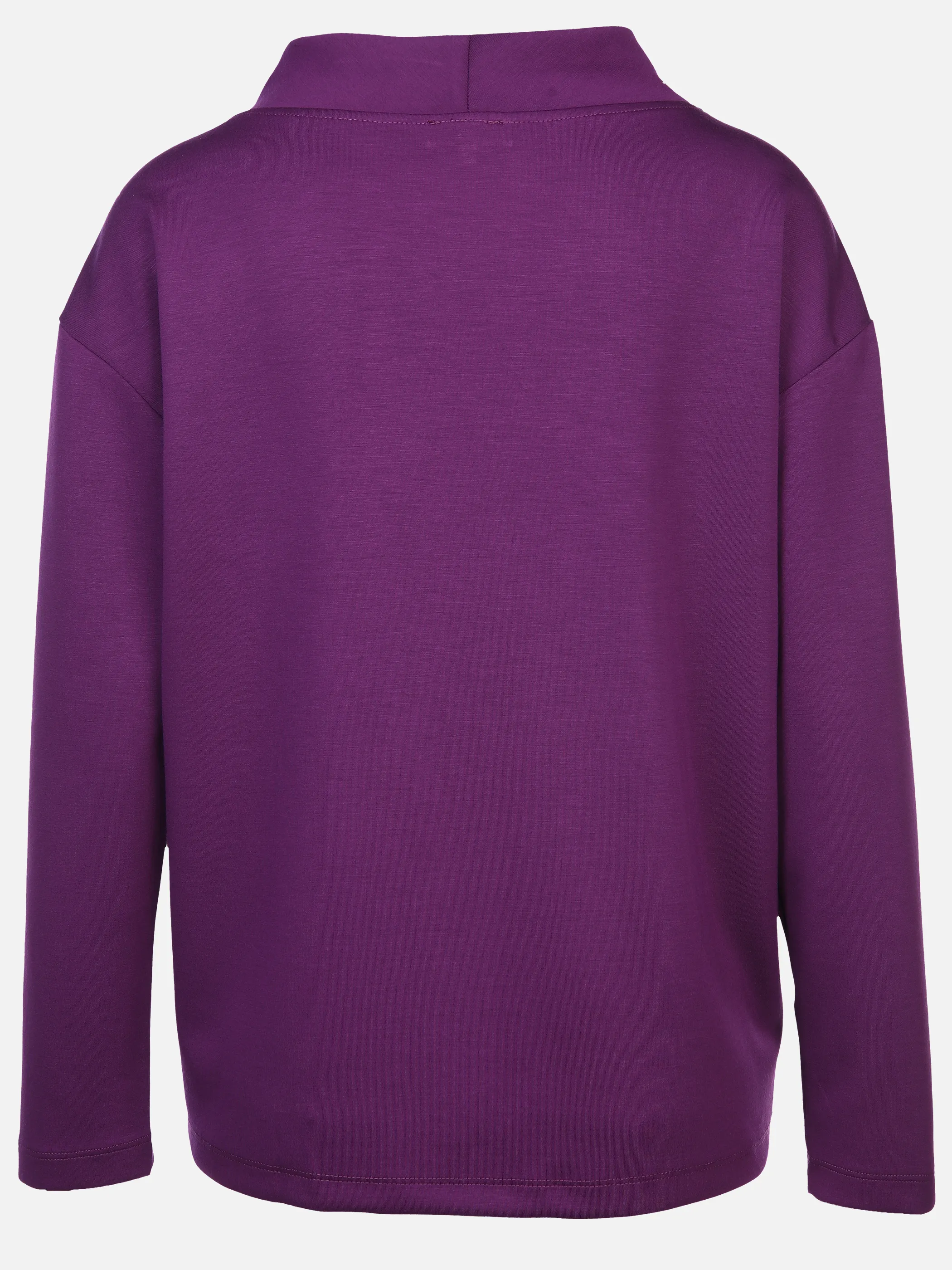 Damen Sweatshirt mit Glitzerprint und Strassbesatz