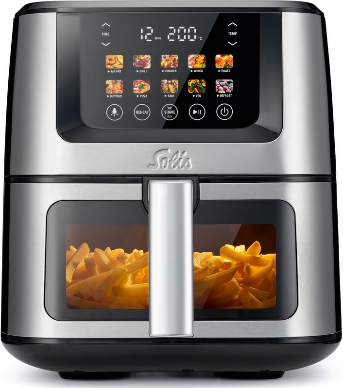 Solis - Air Fry & Dry XL - Multifunctionele Heteluchtfriteuse - RVS