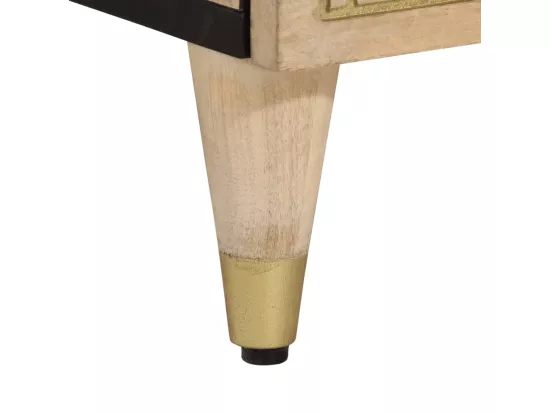 Armoire latérale 60x33x75 cm bois massif de manguier