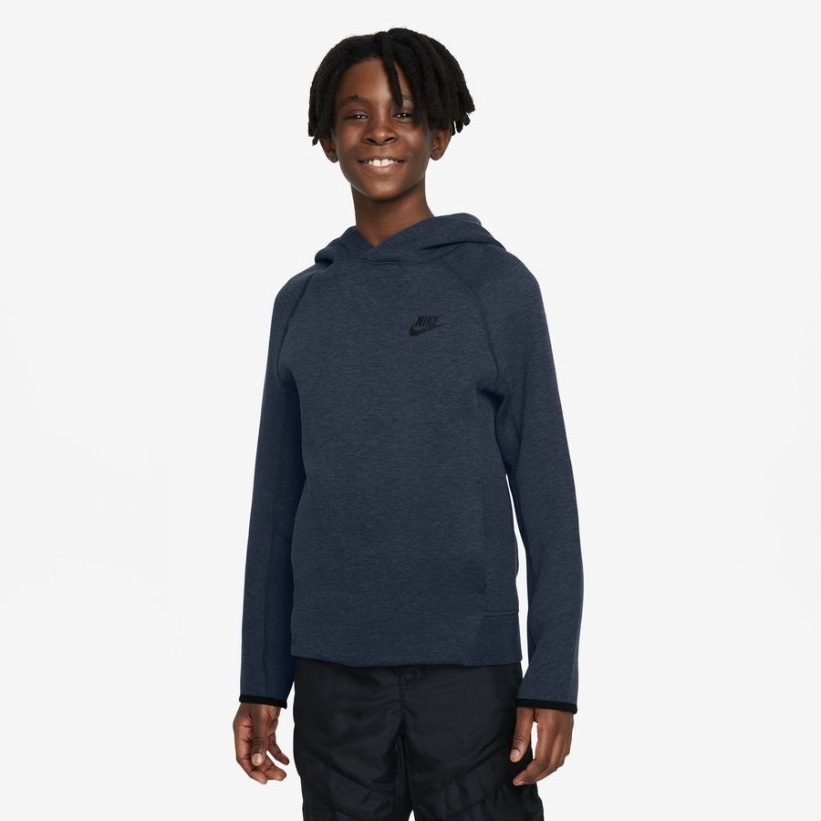 Nike Sweat à Capuche NSW Tech Fleece 24 - Bleu Foncé/Noir Enfant