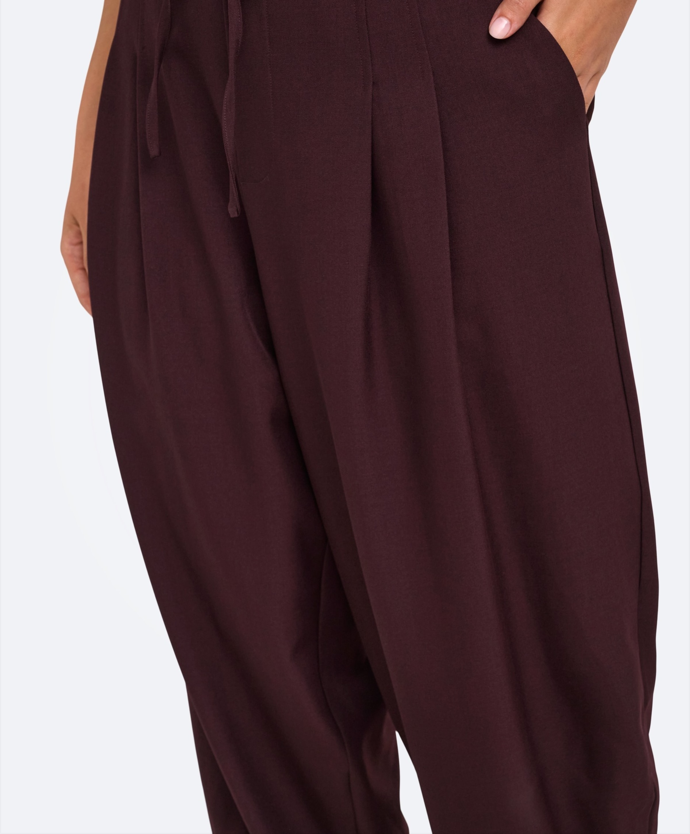 Only Carmakoma CARVERAS HW BARREL TAILORED TL dames broek paars