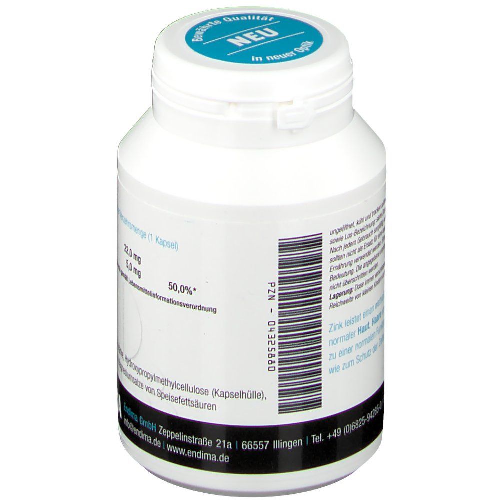 Endima® Zink 22 Kapseln