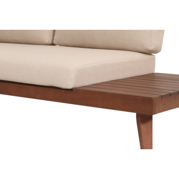 KARWEI loungeset Bordeaux walnut hout