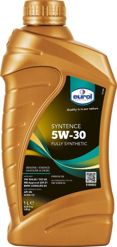 Eurol - Syntence 5W30 - Motorolie - 1L - Volsynthetisch