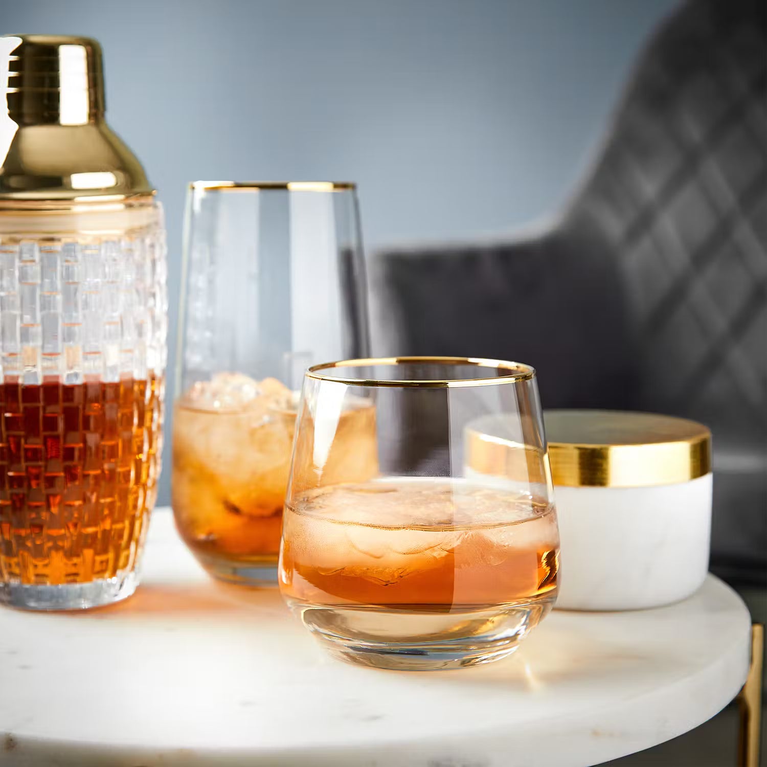 TOUCH OF GOLD Longdrinkglas 6er-Set