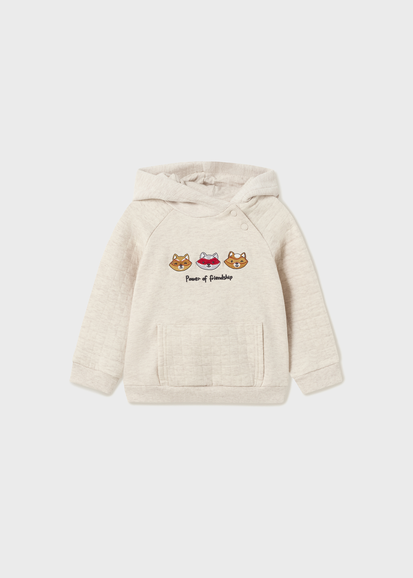 Moletom com capuz para bebê