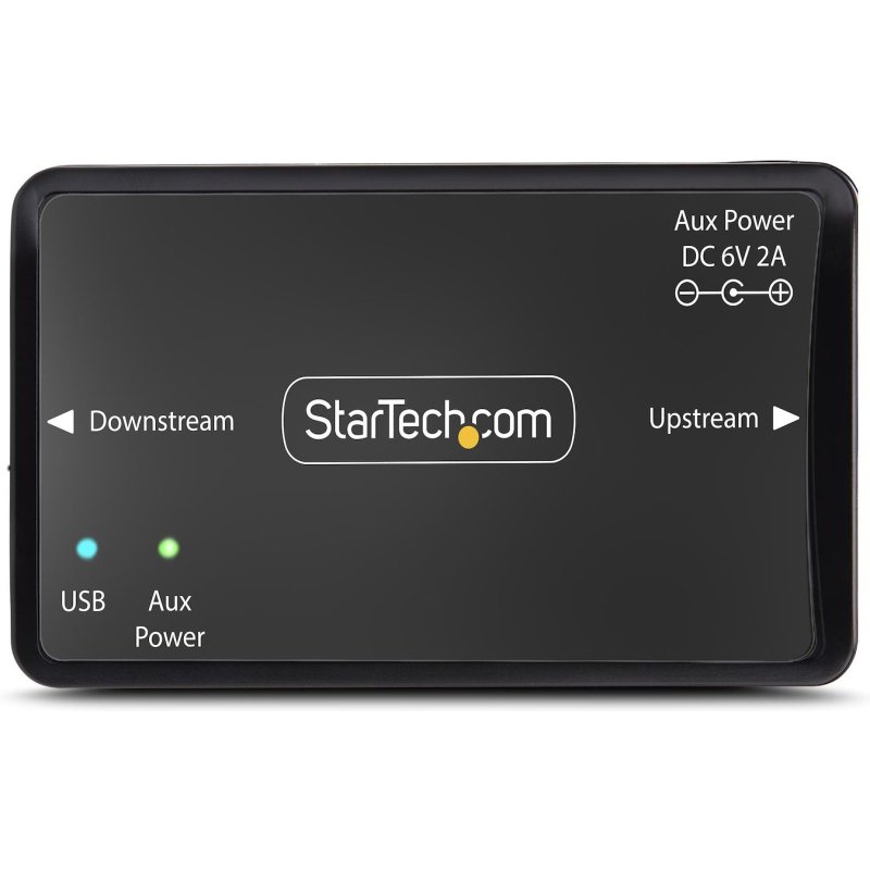 StarTech.com Isolateur Galvanique USB, Jusqu'à 6KV, Isolateur de Bruit Électrique, IP40, Montage sur Rail DIN, Filtre d'Alimentation Isolé, USB 2.0/1.1, 5V/250mA, Plug-and-Play, TAA