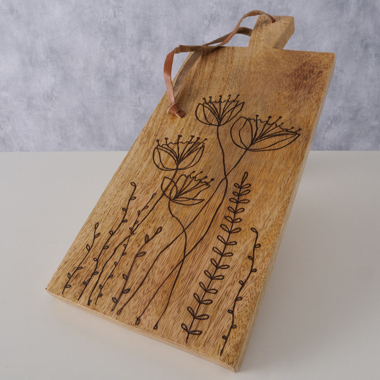 Boltze Planche à découper Bloma nature - 42x18x2.5 cm